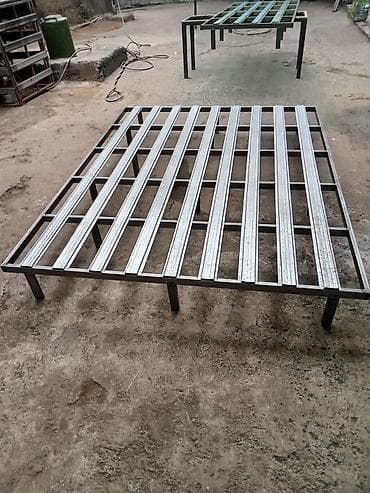 İkinəfərlik çarpayı, Bazalı, Matrassız, Siyirməsiz