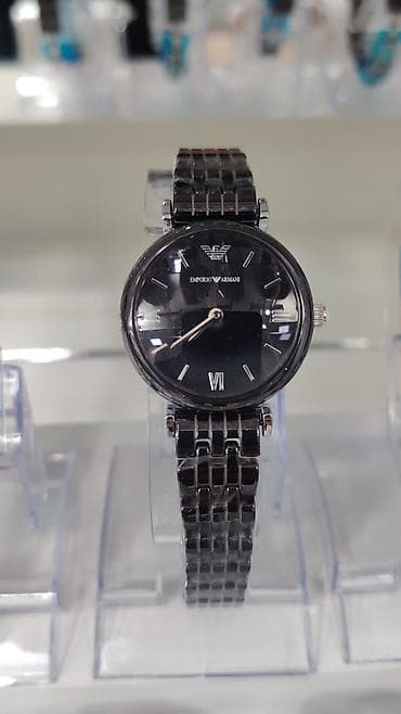 Наручные часы: Emporio Armani qadın qol saatları – keramika korpus və keramika qolbaq — 10