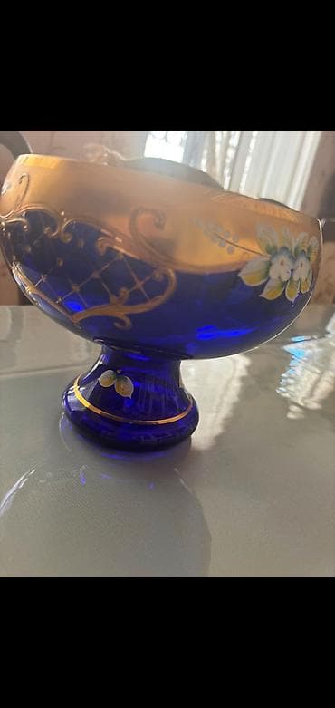 suse balon: Məhsul: Dekorativ şirniyyat/qənd qabları və boşqab - Material: Boyalı — 1