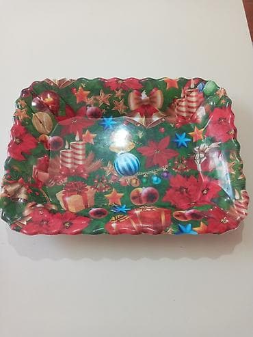 Plastik mətbəx qabları dəsti - 2 ədəd iri ölçülü servis qabı/tray: - — 2
