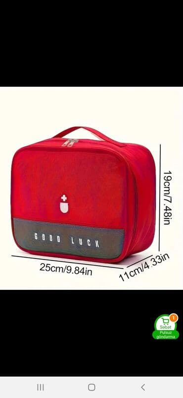 yay geyimləri instagram: Içi geniş bölməli apteçka — 3