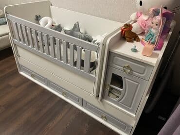 Oğlan və qız üçün, Dördbucaq, Beşik, Dəstsiz, Matrassız, Yellənmə mexanizmsiz — 4