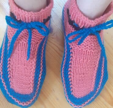 домашние женские тапочки из овчины: Домашние тапочки, Размер: 39, Новый — 2