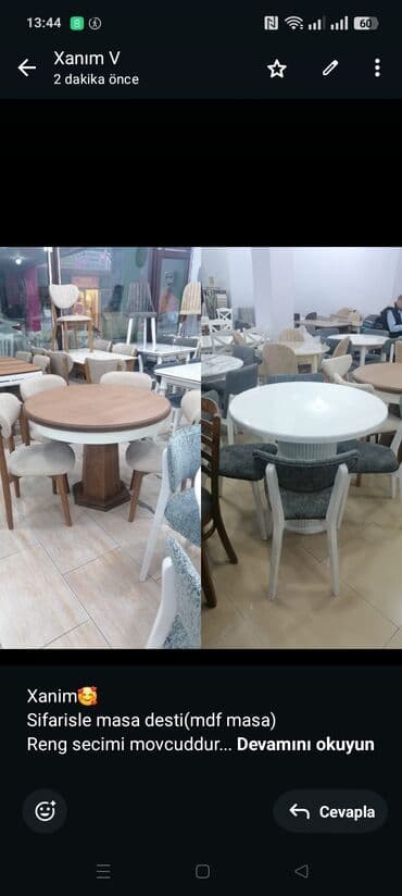 Xanim🥰 Sifarisle masa desti(mdf masa) Reng secimi movcuddur Qiymet 650