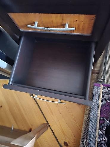 угловой офисный стол: Компьютерный стол, Нераскладной, Ламинат, Прямоугольный стол — 9