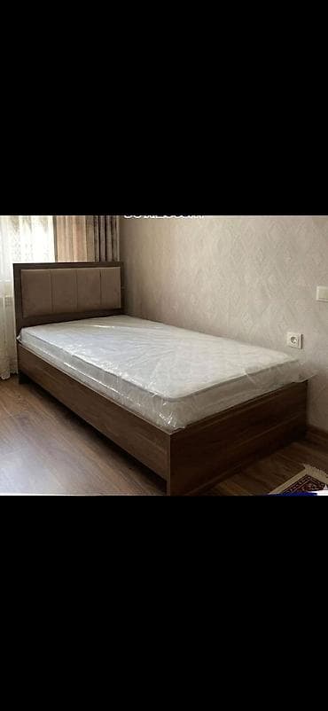ucuz taxt kravat: Tək nəfərlik taxt‑çarpayı və döşək dəsti - Ölçü: 90 × 200 sm (şəkildə — 1