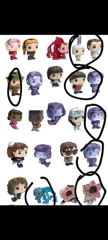 Stranger Things mövzusunda mini Funko Pop! figurları kolleksiyası