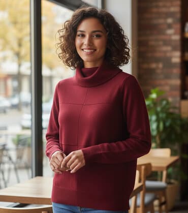 25 azn alınıb 2 dəfə geyinilib standart bədən Bordo rəngli boğazlı