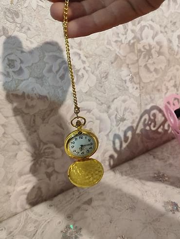 chopard sep: Qızılı rəngli cib saatı – klassik dizayn - Korpus: metal, parlaq — 2