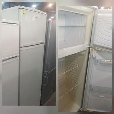 İki qapılı məişət soyuducusu - Üst hissədə dondurucu, alt hissədə