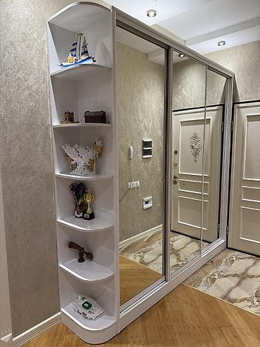 İşlənmiş, 3 qapılı, Təkərli, Ağ, Digər material, Kupe, Künc dolab