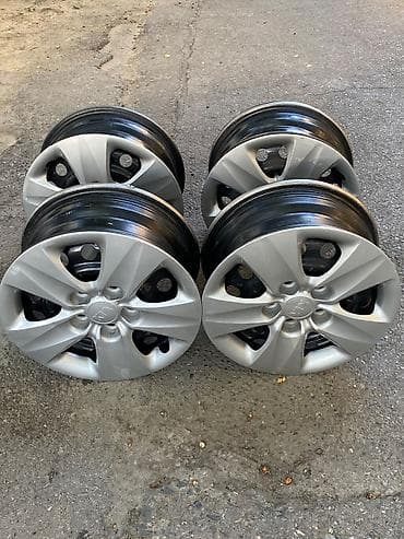 KIA orijinal dəmir disk + plastik kalpak dəsti - Komplekt: 4 ədəd