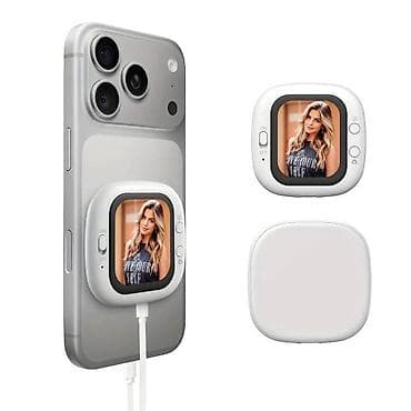 33w adapter: Mini Vlog Screen – smartfonlar üçün xarici ön displey və selfie/vlog — 1