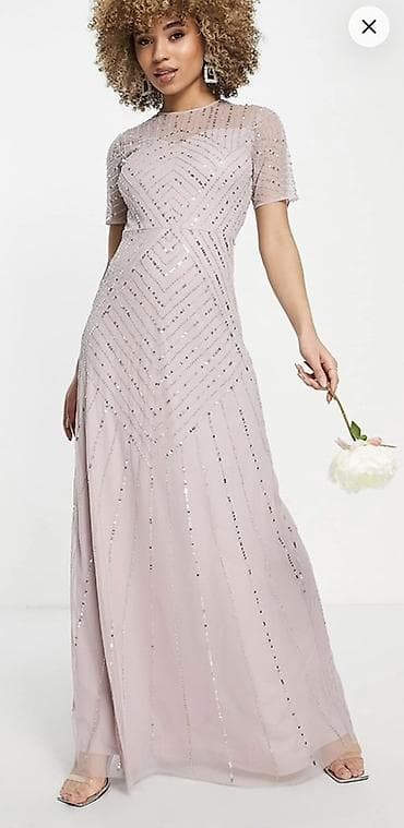 kuşon pudra: Ziyafət donu, Maksi, Asos, M, L — 1