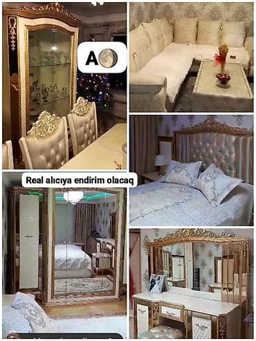 skamya satilir: İkinəfərlik çarpayı, Dolab, 2 tumba, Komod, Türkiyə, İşlənmiş — 1