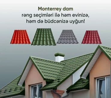 Metal dam örtükləri, rəng - Qırmızı, Pulsuz çatdırılma, Zəmanətli, Kredit yoxdur