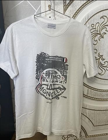 bos salvarlar: Futbolka, Moncler, S, rəng - Ağ — 2