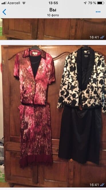 nişan dekor: Palto, 6XL, rəng - Qara — 11