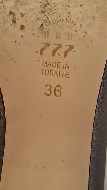 ayaqlar: Qadın baletka tipli ayaqqabı Ölçü 36 razmer - Brend: 777 - İstehsal — 3