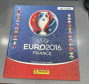 Məhsul: Futbol turnirlərinə aid rəsmi stiker albomları dəsti Tərkib — 2