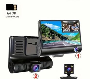 maşın manitor: Videoreqistratorlar, Yeni, Avtomatik, 64 gb, Çin, Pulsuz çatdırılma — 1