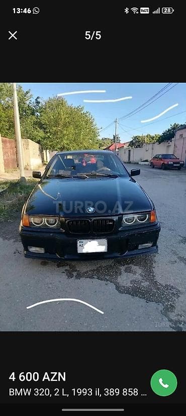 bmw 320: BMW 320: 2 l | 1993 il Sedan — 2