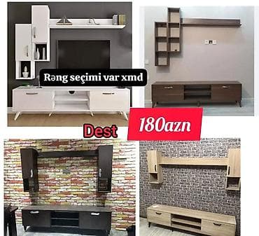 Yeni, Düz TV altlığı, Polkalı, Laminat