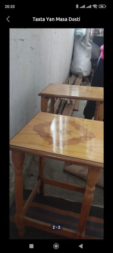 balkon ucun stol: Yeni, Açılmayan, Taxta, Dördbucaq masa — 2