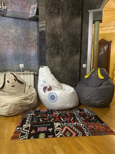 бесформенное кресло: Пуфик-кресло, Ткань, Нет кредита, Бесплатная доставка в черте города — 4