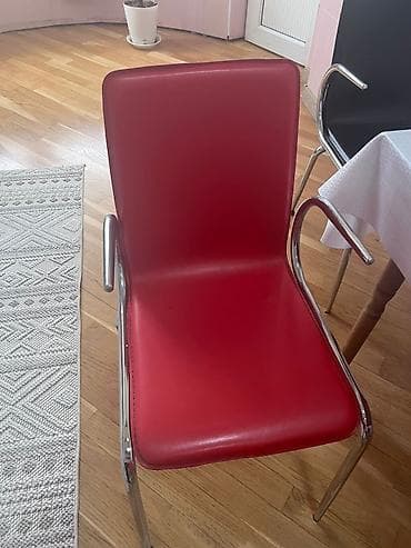 kuxna masalari: Mətbəx üçün, rəng - Qara Stul — 2