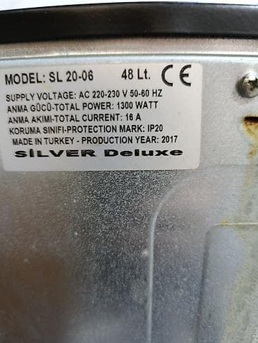 elif soba: Duxovka Silver, Elektrik, rəng - Qara, Ayrıca dayanan — 4