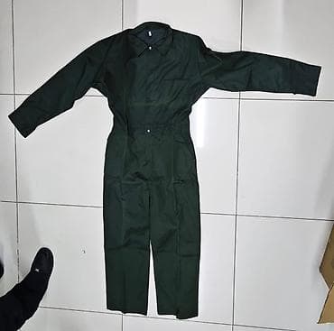 İşçi kombinezonları– uzunqol, yaxalıqlı, ön hissəsi düyməli model — 5