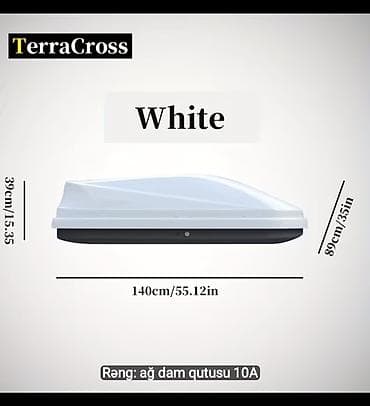 TerraCross dam qutusu – White - Rəng: ağ (White) - Ölçülər: uzunluq lalafo.az -da TerraCross dam qutusu – White - Rəng: ağ (White) - Ölçülər: uzunluq