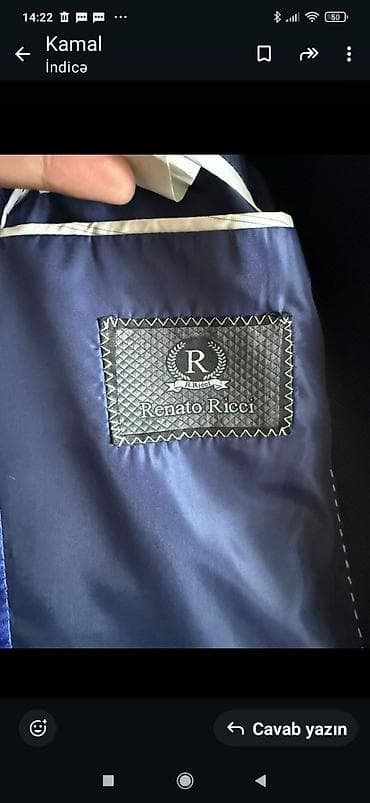 yağış geyimi: Renato Ricci üçlü kostyum dəsti - Model: Slim Fit (SLIMFIT) - Rəng — 5
