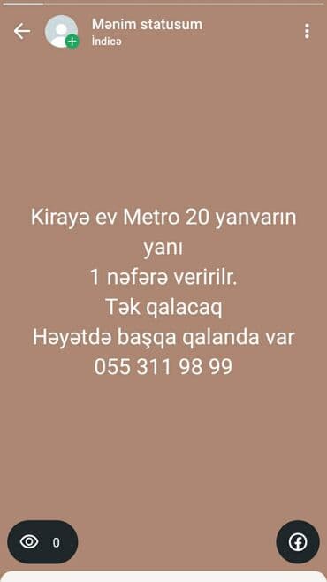 Uzunmüddətli kirayə mənzillər