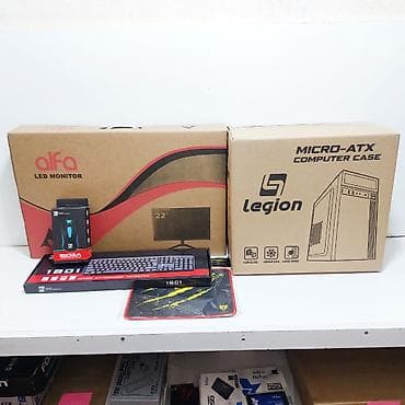 masaustu kompyuter: Oyun üçün Kompüter "Legion Core i5 3470 GTX1050 2GB 256GB NVME” ⭐Tək — 9