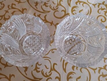 əfqan qazanı qiyməti: Хрустальные конфетницы, большие вазы для фрукт, креманки. каждая в — 3