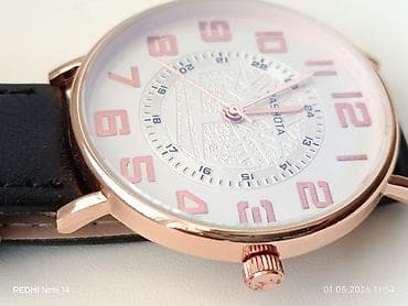 maktaym saatlari: Qol saatı – klassik dizayn - Korpus: qızılı/rose gold tonlarda metal — 3