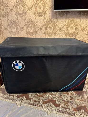 17 disk təkər: BMW loqolu avtomobil baqaj təşkilatçısı - Rəng: qara, BMW loqosu və M — 1