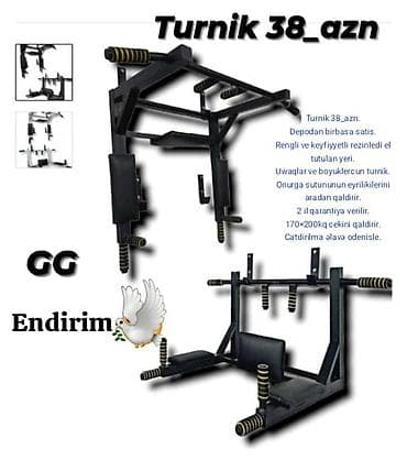 CD, DVD диски и кассеты: Turnik – çoxfunksiyalı divar tipli trenajor - Depodan birbaşa satış - — 1