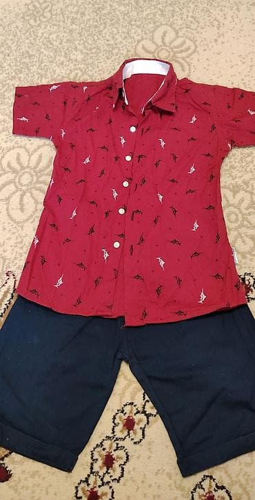 Bayram kostyumları: 5-6-7yaş oğlan üçün kostyum.köynek, şortik türk istehsalı — 1