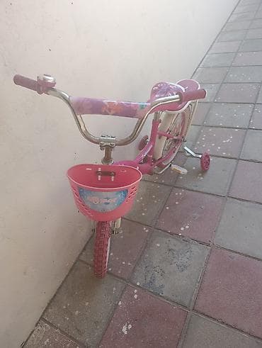 Uşaq velosipedi – “Kids Pilot” temalı, qız rəng çalarlarında
