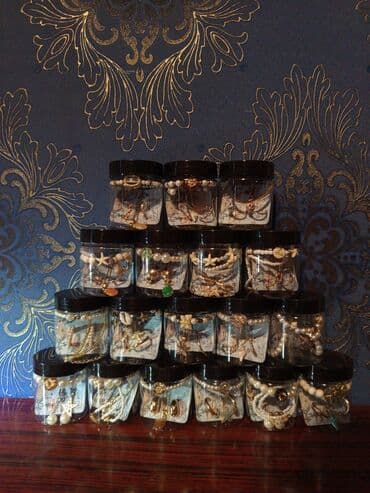 бусы из натурального камня: Bəzək aksessuarları dəsti – bankalarda tematik qarışıq - Hər bir — 2