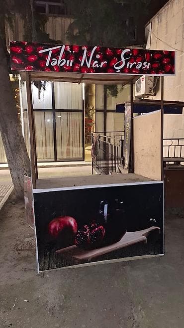 Будки, киоски: “Təbii Nar Şirəsi” üçün səyyar satış köşkü - Məhsul: Təbii nar şirəsi — 2