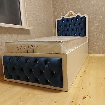 ucuz matras: Yeni, Təknəfərlik çarpayı, Bazalı, Matras ilə, Siyirməsiz, Rusiya — 1