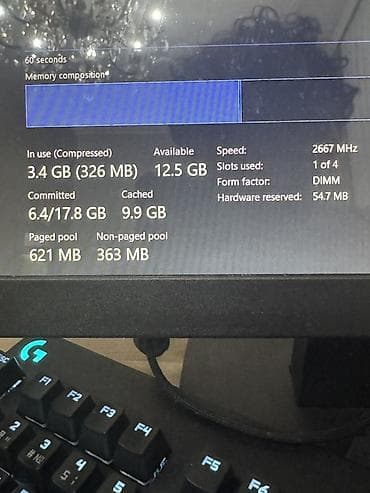 logitech g20: Gaming pc satilir Gpu gtx gigabyte 1660 super 6gb Cpu i5-9400f Psu — 5
