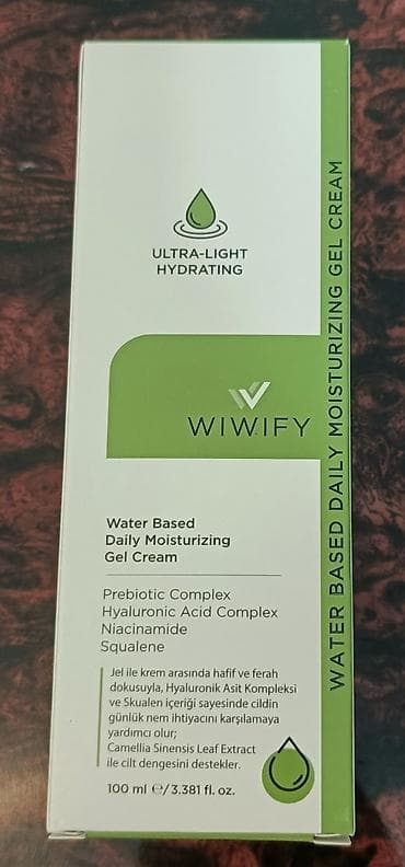 Wiwify Su Əsaslı Gündəlik Nəmləndirici Gel Krem (100 ml) Yenidir. Heç — 2