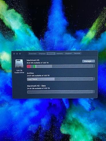 cd disk: Apple iMac 27" Retina 5K (2017) - Ekran: 27 düym Retina 5K, yüksək — 5