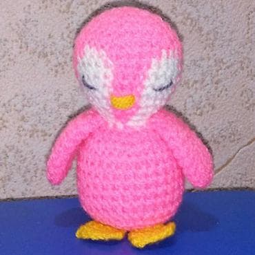 oyuncaq kamaz type 1: Əl işi toxunma oyuncaq – pinqvin balası - Texnika: amigurumi (əl ilə — 1