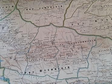 şur: Qafqaz diyarının 1847-ci ildə çap olunmuş xəritəsinin surəti — 6